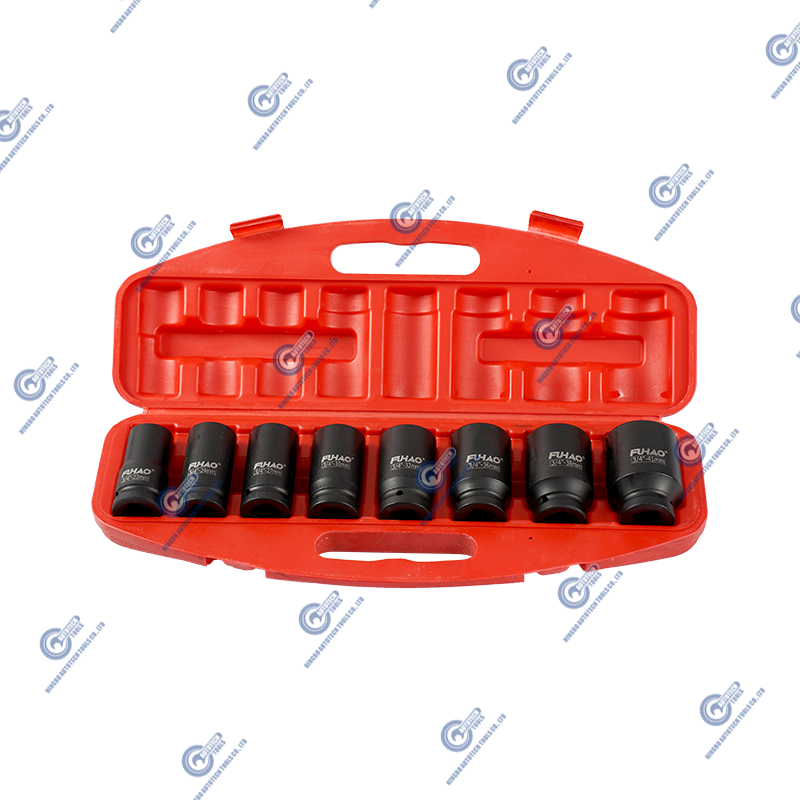 VIII pieces 3/4 inch coegi profunda impact ostium tabernaculi set
